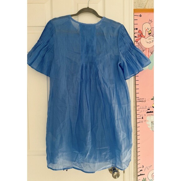 NWT Banana Republic Petite Small Sky Blue Dress - Picture 5 of 11